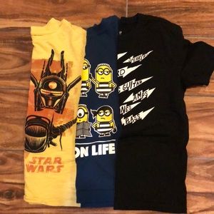 Boys bundle Gap graphic tee shirt size S